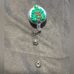 Christmas Tree Badge Holder